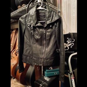 All Saints Belvedere Leather Jacket